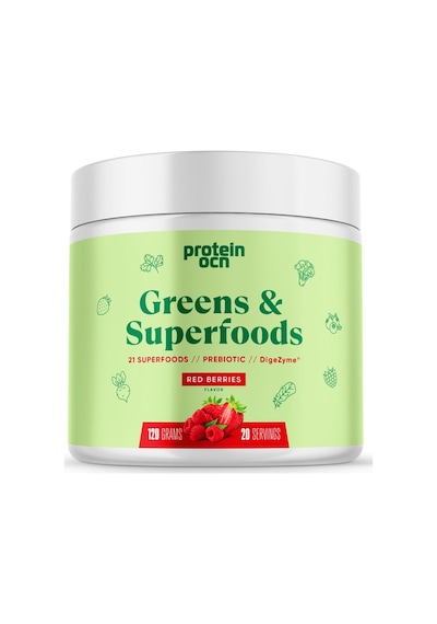 Greens & Superfoods - Red Berries - 120g - 20 Servis