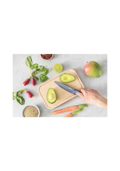 Tefal Fresh Kitchen Ahşap Bloklu 5 Parça Bıçak Seti Çok Renkli