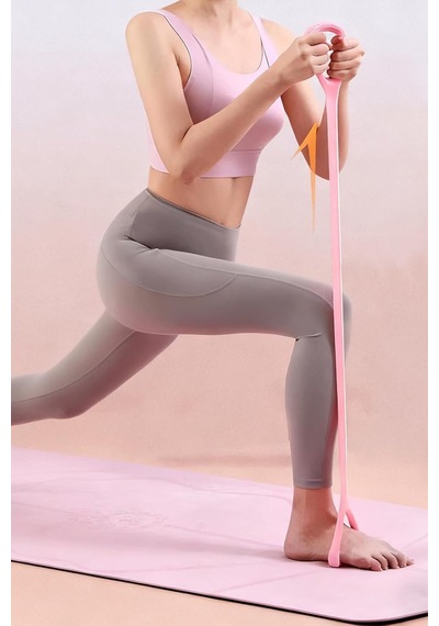 Siolanzi Pilates Yoga Egzersiz Direnç Lastiği 1 Adet Çok Renkli