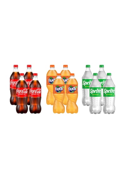 Coca-cola - Fanta - Sprite 1 Lt 12 Li Karma Koli