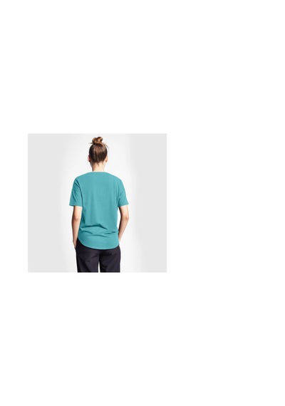 Lescon Kadın Kısa Kollu T-shirt 24s-2215-24b 24btbb002215-yeşil