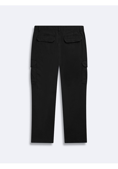 LTB Düz Paça Kargo Siyah Pantolon