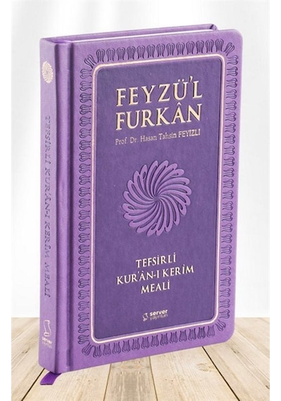 Feyzü'l Furkan Tefsirli Kuranı Kerim Meali Lila (Cep Boy-Sadece Türkçe Meal-Kalın Cilt)