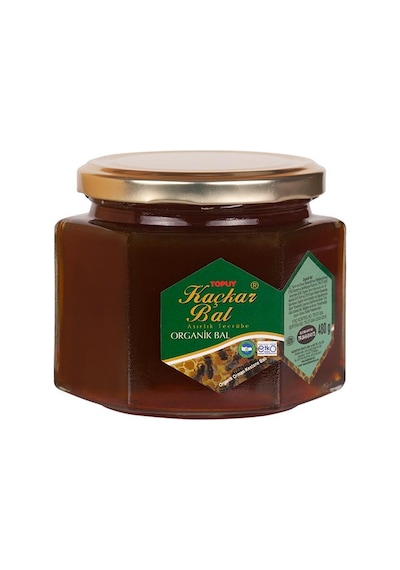 Topuy Kaçkar Organik Orman Balı Ahşap Kutu 480 G