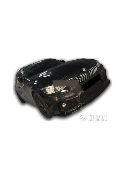 Kit Garaj Bmw F30 F80 M3 Parlak Siyah Ön Lip Plastik Boyalı