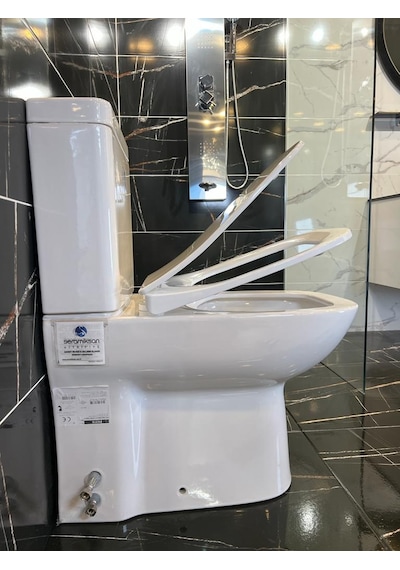 Seramiksan Petite A101101H Kanalsız Duvara Sıfır Klozet + Yavaş Kapak