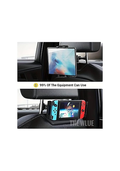 Araç İçi Akrobat Koltuk Arkası Tablet Ve Telefon Tutucu Stand Ayarlanabilir Açı 13.5cm -26cm Uyumlu Diğer