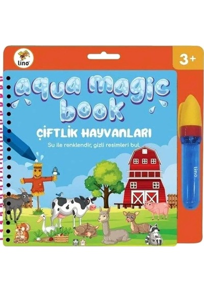 Lino Sihilirli Boyama Kitabı Çiftlik Hayvanları