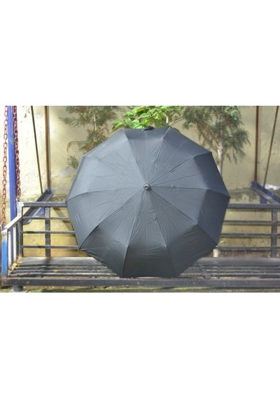 Bsm April A-216G Unisex Tam Otomatik  Şemsiye Siyah
