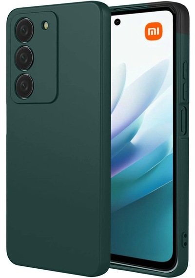 Xiaomi Redmi 15 4g Uyumlu First Silikon - Koyu Yeşil