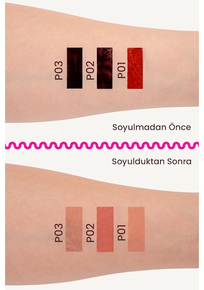 Soyulabilir Dudak Kalemi - Peel-off Lip Tattoo, Po2 Kahverengi