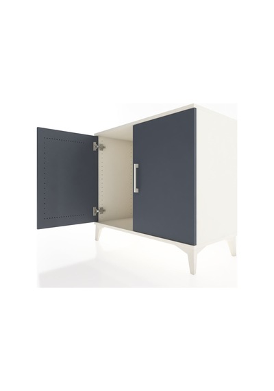 Hyperion Şifonyer 2 Kapaklı 88x44x80 Aytaşı-antrasit Aytaşı