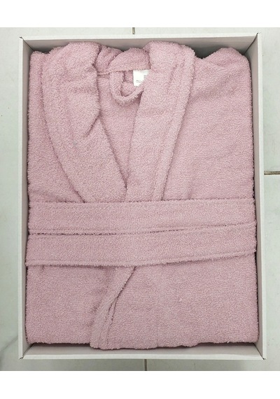 Polo Life Kutulu %100 Pamuk Tek Bornoz Şalyaka-pembe Xxl Beden Pembe