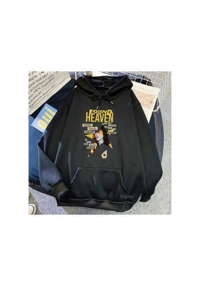 Tarzsokak Siyah Unisex Conan Gri Bulunan Cennet Kapüşonlular Albümü Grafik Baskı Streetwear Ropa Hombre