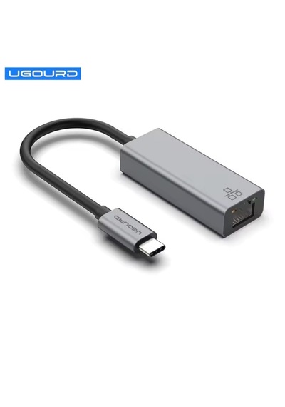 Ugourd 1000-mbps Rj45 Ethernet Dönüştürücü Adaptör Type-c Girişli Ce Lisanslı Sağlam Gigabit 1000mbps Rj45 Ethernet Dönüştürücü Adaptör