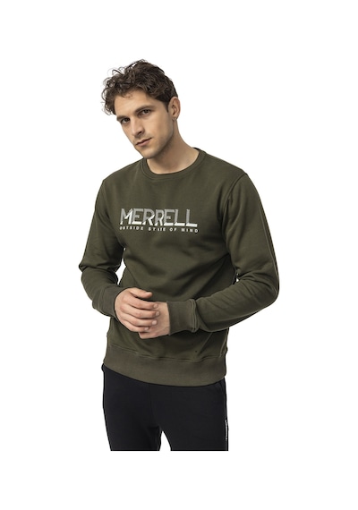 Merrell Merrell Erkek Günlük Giyim Sweatshirt Smith Açık Yeşil Yeşil