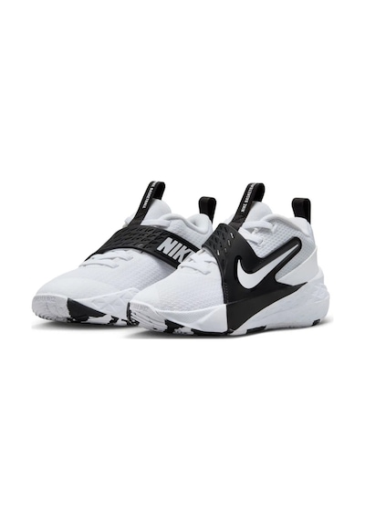 Nike Team Hustle D 12 Ps Çocuk Beyaz Basketbol Ayakkabısı Dar Kalıp Beyaz