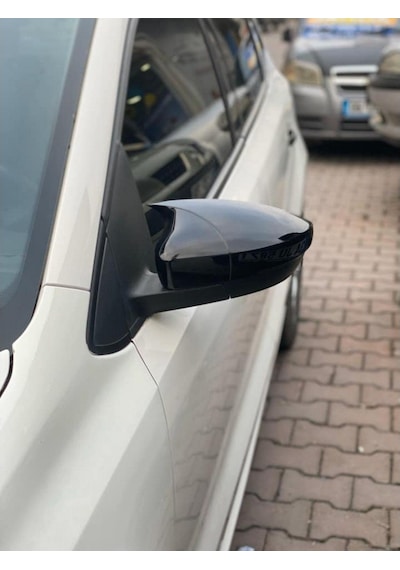 Opel Corsa D (2011 - 2014) Batman Yarasa Ayna Kapağı (parlak Siyah)