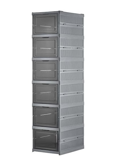 Coverest 6 Katlı Katlanabilir Organizer, Çok Amaçlı Ayakkabılık, Taşınabilir Portatif, 25.5 X 34.5 X 105 Cm Antrasit Açık Ceviz Coverest 6 Katlı Katlanabilir Organizer, Çok Amaçlı Ayakkabılık, Taşınabilir Portatif, 25.5 X 34.5 X 105 Cm Antrasit Açık Ceviz
