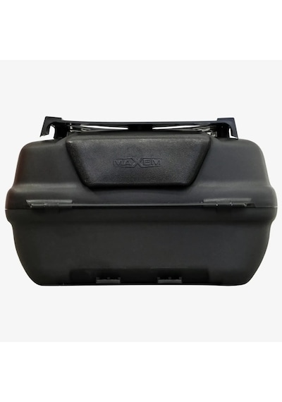 Motosiklet Arka Çanta 45 Litre Sırt Dayama Ve Üst Tabla Full Set Black Edition Siyah