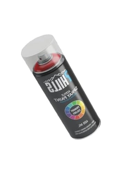 400 Ml Kırmızı Akrilik Sprey Boya, Farklı Yüzeyler İçin 0000 Parlak Vernik