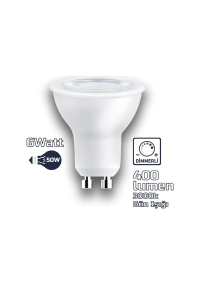 Erd-284 Gu10 220v 6w 3000k Cob Led Ampul