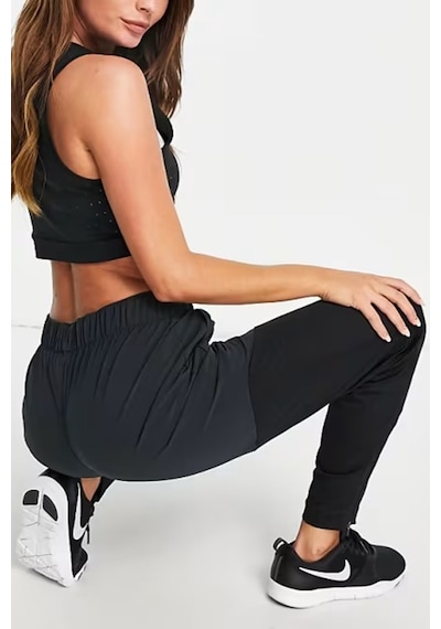 Nike Wmns Dri Fit Running Walk 7/8 Pant Yürüyüş Koşu Pantolonu Siyah Eşofman Altı
