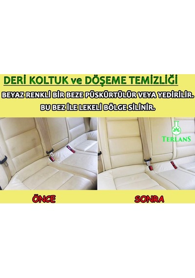 Terlans Parfümlü Torpido Parlatıcı ve Araç İçi Temizleyici 2X500