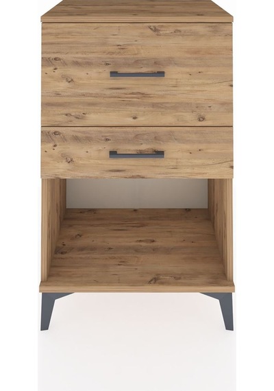 Hyperion Komodin 2 Çekmeceli 60x44x96 Çam-çam Çam