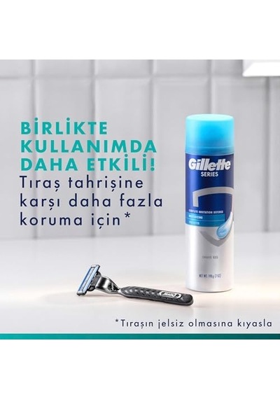 Uefa Champions League Special Edition Mach3 Erkekler İçin Tıraş Makinesi,3-bıçaklı
