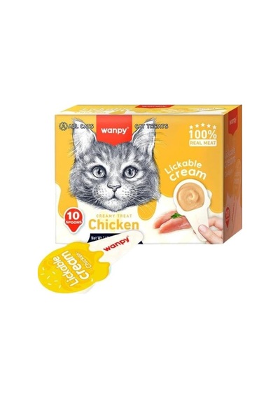 Tavuklu Kaşıklı Kedi Ödül Kreması 10x16 G