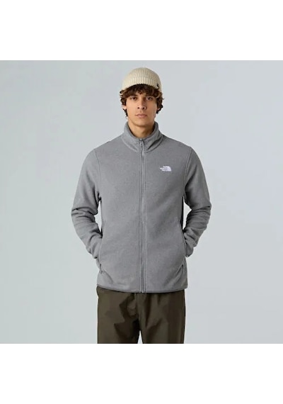 The North Face Glacier Tam Boy Erkek Fermuarlı Polar Ceket Nf0a8d0rcqı1 Gri