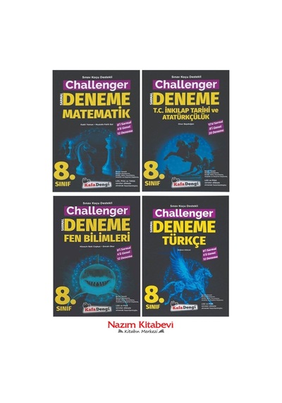 LGS 2021 Kafa Dengi Yayınları Challenger 4 Branş Deneme Paketi - N11.6401