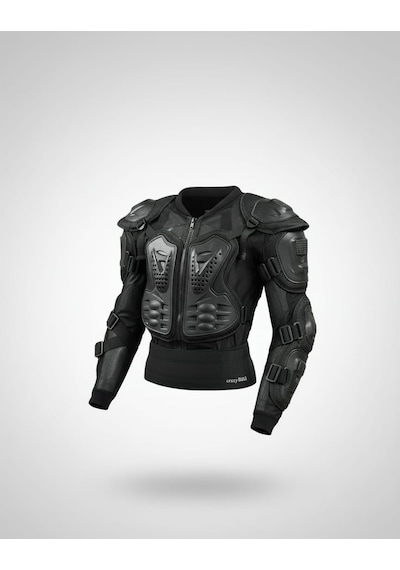 Motokit Crayzbull Turtle Body Armor Tam Vücut Korumalı Motosiklet Body Armour + Eldiven Ve Buff Hediyeli