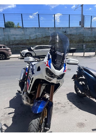 2020-24 Honda Africa Twin L2/l4 Uzun Ön Cam Füme Zeus 58cm 4mm