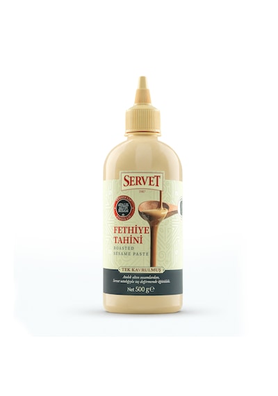 Tek Kavrulmuş Servet Tahini Pratik Sıkma Şişe - 500g