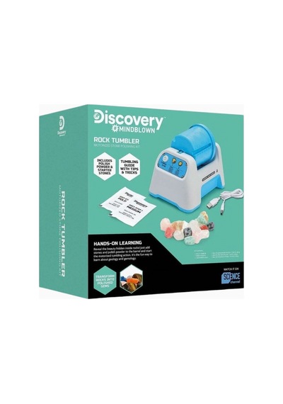 Discovery Kids Rock Tumbler Motorlu Taş Parlatma Stem Eğitim Seti Bilim Seti Mavi