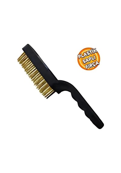 Mangal Barbekü Izgara Temizleme Tel Fırçası Plastik Saplı Mangal Tost Temizleme Fırçası Sık Telli 1 Sku: Smg8690010006523