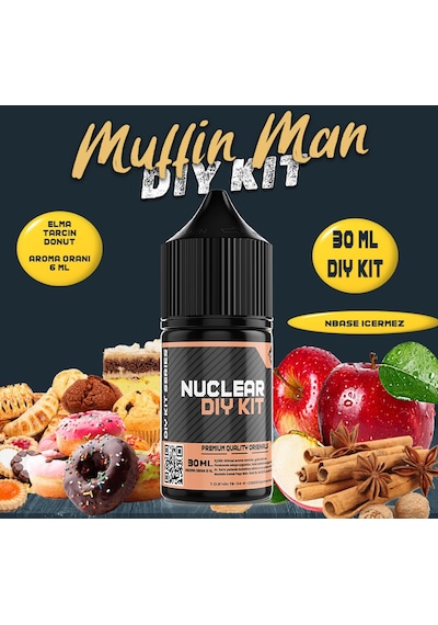 Nuclear Dıy Kit One Hit Wonder Muffin Man Gıda Aroma 6 Ml Aroma İçerir 30 Ml