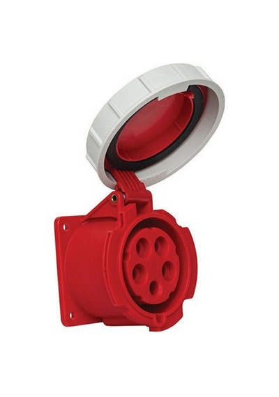 Mete Enerji 5x32a. Ip67 Makine Prizi -düz- Vidalı Bağlı 406524v
