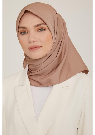 Armine Düz Twill Eşarp - Vizon 770 - Vizon 770