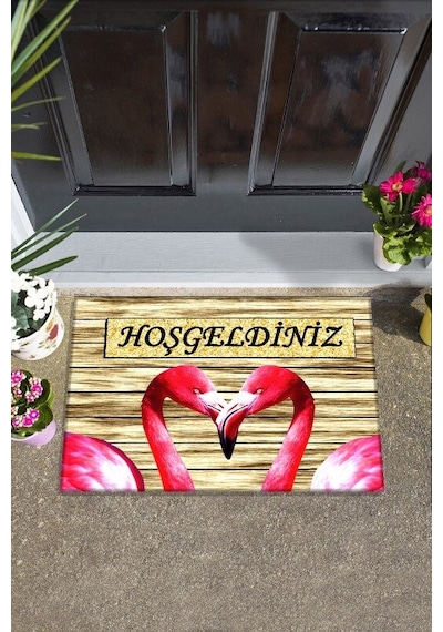 Pvc Pink Swan Özel Tasarım Iç Ve Dış Kapı Önü Paspası