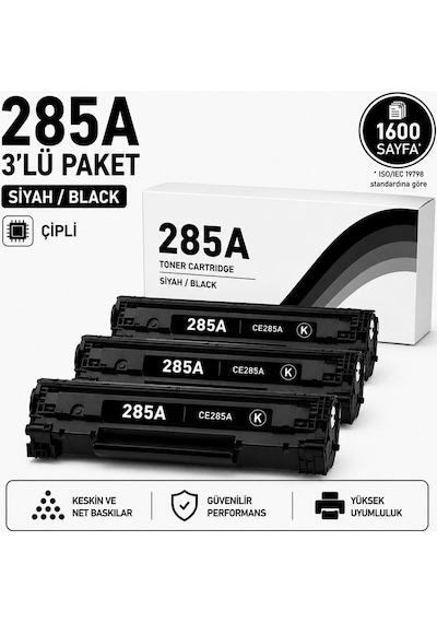 Hp 285a Toner 3'lü Paket
