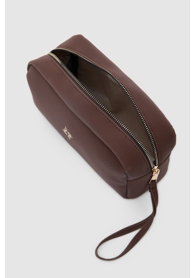 Shule Bags Lume Makyaj Çantası Kahve