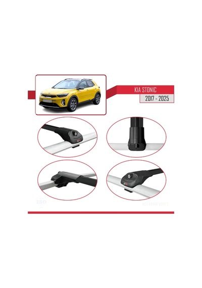 Kia Stonic 2017 Ve Sonrası İle Uyumlu Ace-1 Ara Atkı Tavan Barı S