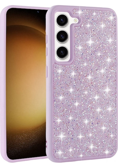 Galaxy Uyumlu S23 Kılıf Parlak Taşlı Tasarım Pırlanta Kılıf