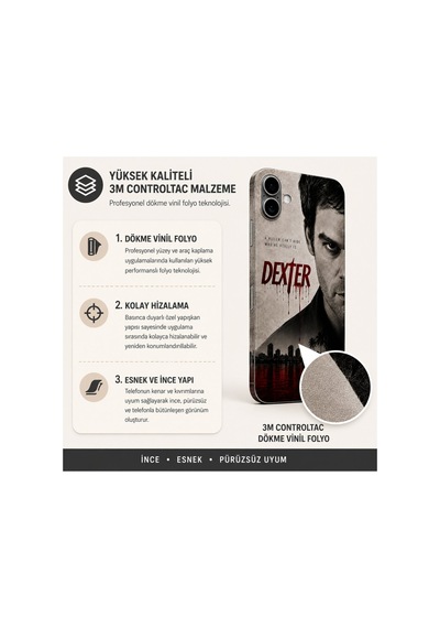 Dexter 2 Tüm Telefonlara Uyumlu Kaplama Sipariş Sonrası Marka Ve Modelinizi İletiniz