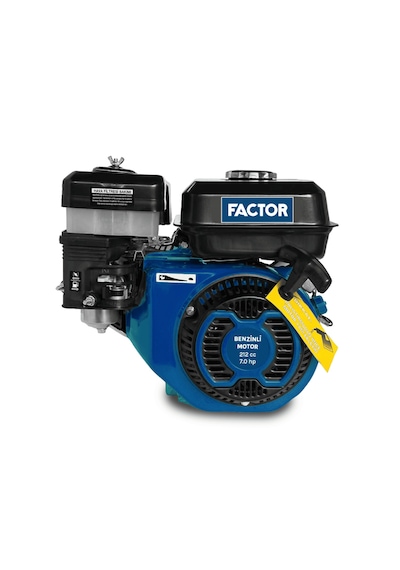 Factor GK210 7HP Kamalı İpli Benzinli Motor