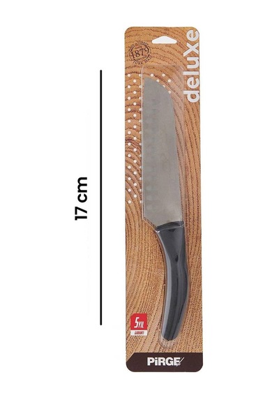 Pirgee Deluxe Oluklu Santoku Bıçağı - 17 Cm Çok Renkli