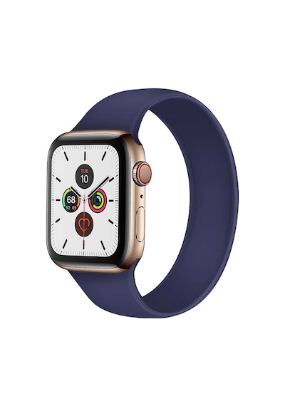 Watch Ultra 49mm Kordon Uyumlu Krd-31 Solo Loop Small Strap Kayış Mkst- Kırmızı
